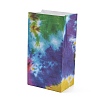   Rectangle with Tie-Dye Pattern Kraft Paper Bag CARB-PH0002-07-4