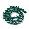 Natural Sesame Jasper Dyed Beads Strands G-H057-A21-05-3