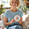 Plastic Imitation Bamboo Cross Stitch Embroidery Hoops TOOL-TADJ0001-03A-8