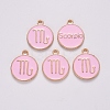 Alloy Enamel Pendants ENAM-S124-01B-09L-2
