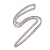 Non-Tarnish Men's Cuban Link Chain Necklaces NJEW-L172-01C-2