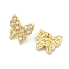 Butterfly PVD Vacuum Plating 304 Stainless Steel Stud Earrings for Women EJEW-C120-08G-2