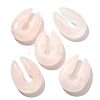 Natural Rose Quartz Ear Plugs Gauges G-I359-13A-02-1