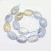 Natural Blue Lace Agate Beads Strands G-K202-14B-2