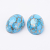 Synthetic Turquoise Cabochons G-E414-01-1