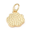 Real 18K Gold Plated Brass Charms KK-L206-007A-G-3