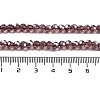 Electroplate Transparent Glass Beads Strands LS-EGLA-A035-T4mm-A13-4