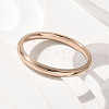 Ion Plating(IP) 304 Stainless Steel Plain Band Rings STAS-I160-E03-KCG-3