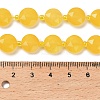 Dyed Natural White Jade Beads Strands G-C116-A181-01A-5