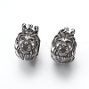 316 Surgical Stainless Steel European Beads STAS-E446-12AS-2