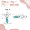 60Pcs Imitation Pearl Acrylic Pendants PALLOY-WR00014-2