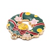 Christmas Theme Alloy Enamel Pendants X1-ENAM-D060-04G-2