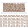 4 Yards Metallic Yarn Flower Lace Ribbons OCOR-LP0001-10-1