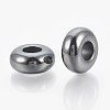 Synthetic Non-magnetic Hematite European Beads X-G-T094-11J-2