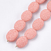 Handmade Polymer Clay Rhinestone Beads RB-S058-01G-1