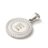 304 Stainless Steel Pendants STAS-I204-E-P-2