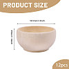 Wood Bowl LS-DJEW-WH0042-114-2