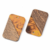 Resin & Walnut Wood Pendants RESI-S389-049A-A01-2