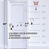 Butterfly Glass & Acrylic Wind Chimes HJEW-WH0042-89-4