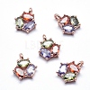 Brass Charms ZIRC-J040-38RG-01-NR-1