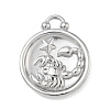 12 Constellations 304 Stainless Steel Pendants STAS-F354-01P-08-1