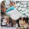 6Pcs Polyester Hanging Storage Bags with Hook and Loop Fastener AJEW-CN0006-68-5