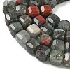 Natural African Bloodstone Beads Strands G-C267-A15-4