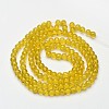 Crackle Glass Beads Strands X-CCG-Q001-6mm-10-2