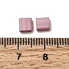 2-Hole Baking Paint Glass Seed Beads SEED-S023-17C-40-3
