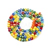 Electroplate Glass Beads Strands GLAA-T023-B16-09-2
