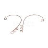 316 Stainless Steel Ear Cuff Findings STAS-H148-01RG-2