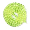 Drawbench Transparent Glass Beads Strands GLAD-Q012-8mm-07-4