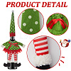 4 Sets 2 Style Christmas Wine Bottle Cover Pleuche Decoration AJEW-GF0007-18-6