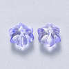 Transparent Spray Painted Glass Beads GLAA-S190-005A-01-2