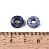 Natural Blue Spot Jasper European Beads G-Q602-04L-3