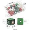 20Pcs Christmas Printed Opaque Acrylic Beads OACR-FS0002-53B-4