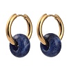 304 Stainless Steel Huggie Hoop Earrings EJEW-JE04260-2
