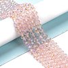 Electroplate Glass Beads Strands LS-EGLA-A034-T4mm-L18-4