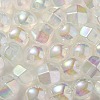 UV Plating Luminous Transparent Acrylic Beads OACR-P010-01E-3