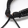 Trendy Unisex Casual Style Imitation Leather and Leather Bracelets BJEW-L302-01-3