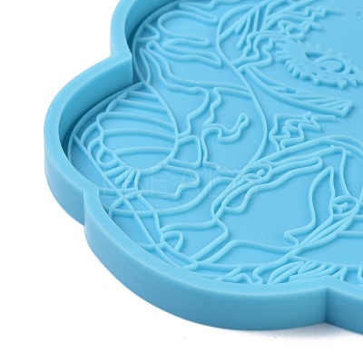 DIY Cup Mat Silicone Statue Molds DIY-C012-02-1