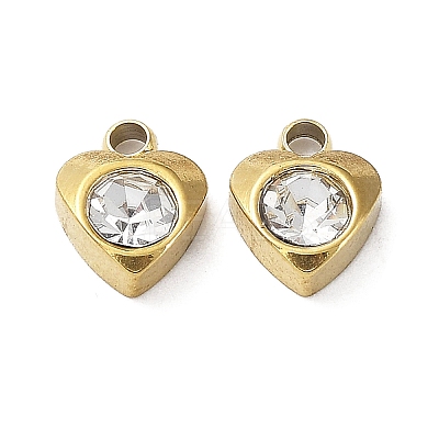 Ion Plating(IP) 304 Stainless Steel Charm STAS-Q254-34G-1