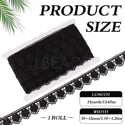 Fibre Lace Ribbon OCOR-WH0105-146A-1