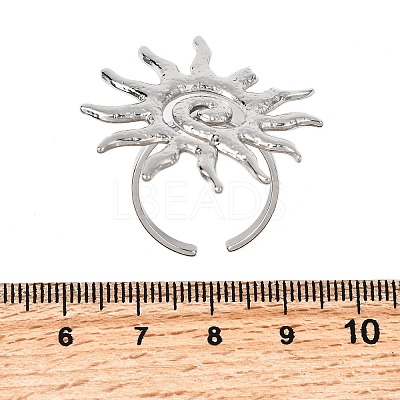 304 Stainless Steel Cuff Open Rings RJEW-S650-01A-P-1