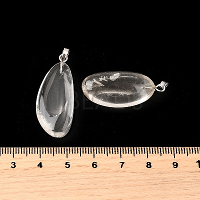 Natural Quartz Crystal Pendants G-S390-01B-P-1