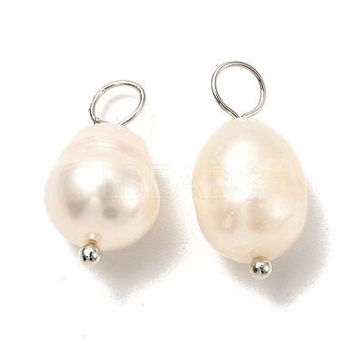 Natural Cultured Freshwater Pearl Pendants PALLOY-JF00942-03-1