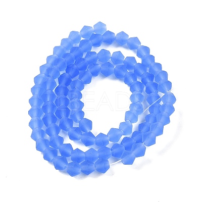 Imitate Austrian Crystal Frosted Glass Beads Strands LS-EGLA-A039-T3mm-MD07-1