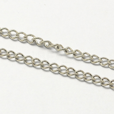 Vintage Iron Twisted Chain Necklace Making for Pocket Watches Design CH-R062-P-1