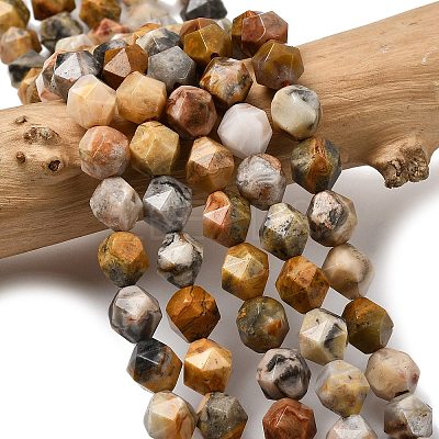 Natural Crazy Agate Beads Strands G-Z119-A13-02-1