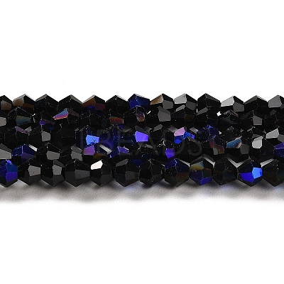 Opaque Solid Color Electroplate Glass Beads Strands LS-EGLA-A039-P2mm-L17-1